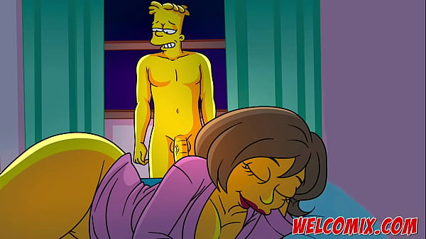 Barty fucking the hot MILF’s ass! Simpsons porn toons