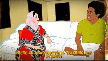 BIG ASS THICK ARAB TUTOR TEACHES STUDENT SOME NEW TRICKS