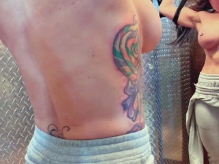 Big boob brunette masturbates on webcam