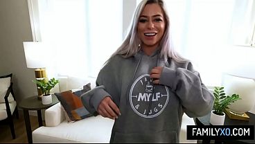 Big Tits Stepmom Sucks Her Stepson’s Cock For a Job Referral – Bambi Blitz
