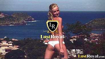 Blonde petite teen gets anal hardcore action