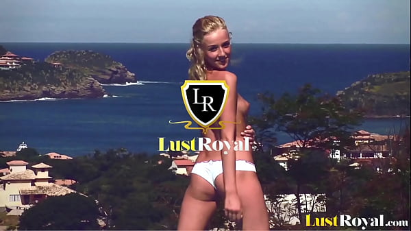 Brunette Coralie Fever with natural tits fucks and gives Kevin White a deep blowjob