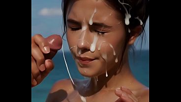 Cumshot compilation #4 (AI content generated)