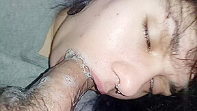 Extreme Pov And Asmr Blowjob,she Freaks Out With Hard Cock In Her Throat