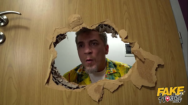 Fake Hostel – Happy Russian teen tries out her new fucking machine, anal sex, squirts, climaxing with a plastic cock filling one hole while a real cock fills the other finishing with ass creampie