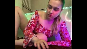 Fingering pink pussy and anal