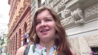 GERMAN SCOUT – ARSCHFICK fuer TEENY RENATA FOX BEI ECHTEM STRASSEN CASTING FUER TASCHENGELD