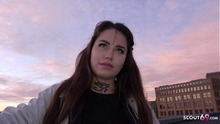GERMAN SCOUT – Green Eyes Tattoo Teen talk to Rough Sex at Model Job in Berlin