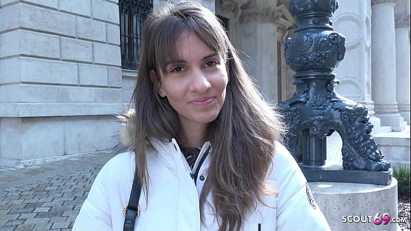 GERMAN SCOUT – Small Tits College Girl talk to Porn Sex at Model Job