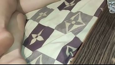 Hairy pussy gets cum inside