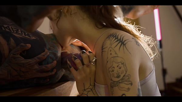 Hot Tattooed Pornstars Extreme Anal Lesbian Squirt Fest