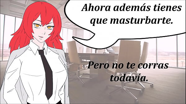 JOI para sumisos. Mis esclavo de oficina. (Ballbusting, spank, azotes).