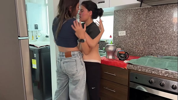 My neighbor loves it when I accompany her to have coffee in her husband’s bed and touch her nicely