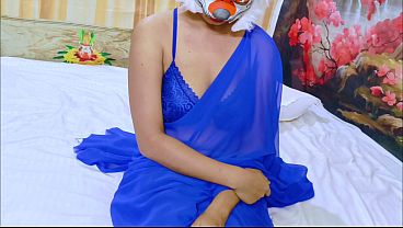 Nepali College Hottie in Saree Bends Over Doggy Style Passion & Loud Moans