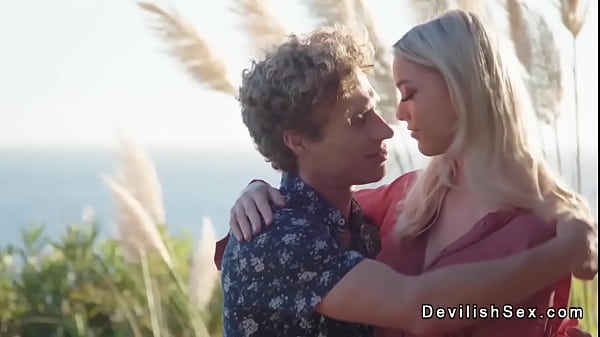 On the beach swingers resort Michael Vegas met sexy blonde strangers wife Anny Aurora and outdoors fucked her in mouth and pussy with big cock