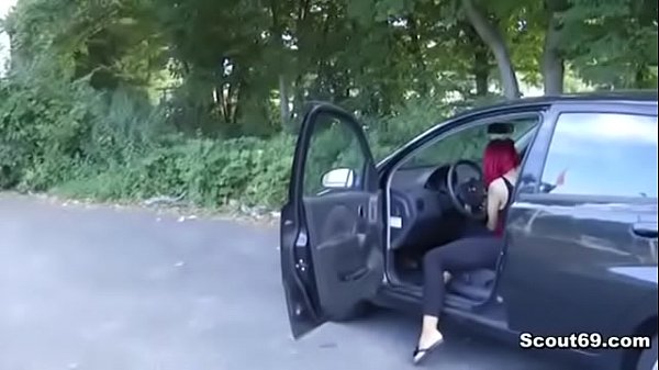 Redhead Tattoo Skinny Teen Fuck Nerd Public gets Cum on Tits