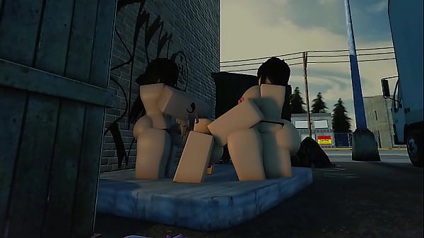 Roblox Futa & Strapped Lesbian Fucks Innocent Slut!