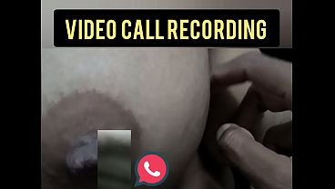 Showing me her big boobs while talking to my wife on video call