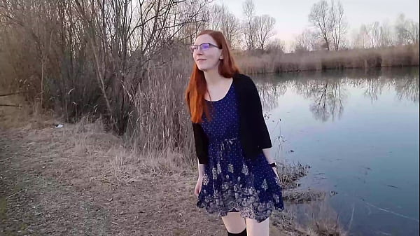 Shy Fina dares to be naked outside