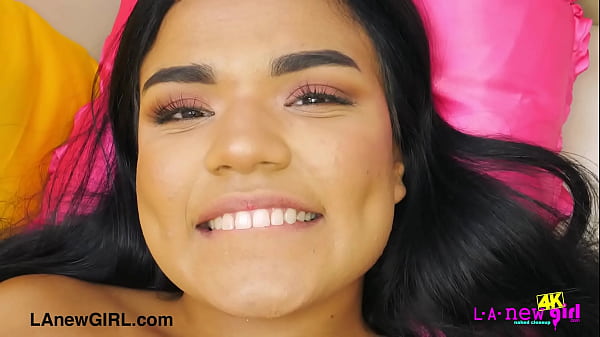 Sophisticated brunette bombshell naked close-up