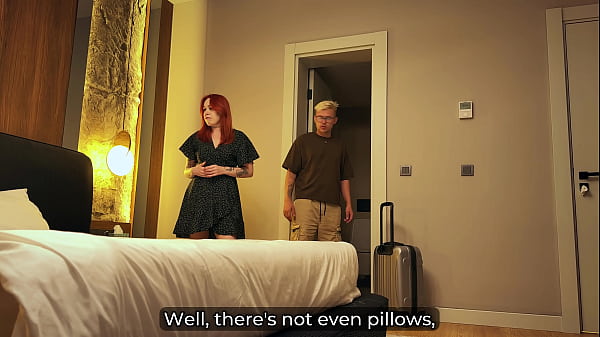 Step Mom Shares Bed with Step Son in Hotel—Naughty Night Unfolds!