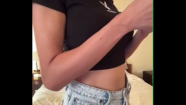 Stepmom shows her ass and pussy