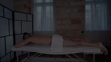 Tattooed Masseuse Eva Nexus Rims Xander & Takes Facial