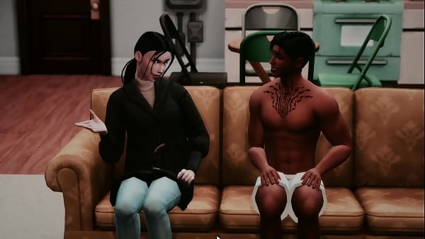 The sims 4 a vizinha fez uma visita.