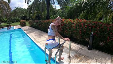 Yessica Bunny pool outdoors 769