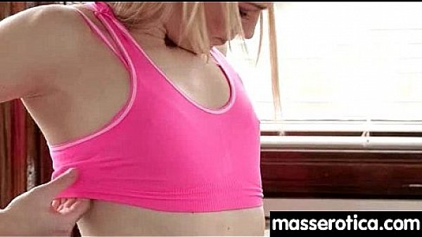 Young innocent lesbian has her tight little flower penetrated 27