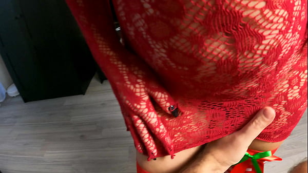 A Blowjob gift from Santa’s Big Boobs helper. My little Elfie give me a hot blowjob. Fantastic Dick Sucking in a spirit of the Holidays. I give Her a Huge Cumshot. Amateur Homemade Video.