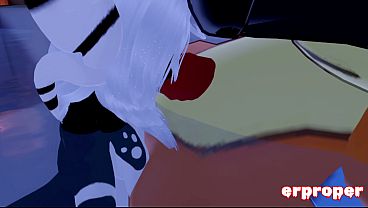 Erpleasure VRChat: Horny Beizel in vr Gets His Cock Sucked & Ridden by a Panda Girl