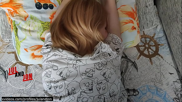 Hardcore anal morning fuck. Teen blonde get gigant cock inside her ass. Hot BDSM games with anal plug and tail.