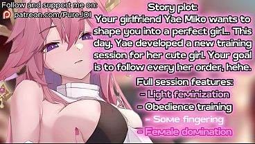 Special feminization training with your girlfriend Yae Miko (Femdom JOI)