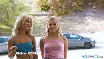 Three teens lick the milf to get the job