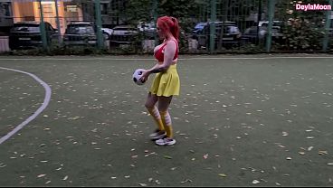 A female soccer player sucked me off in a public place and I came inside her pussy.
