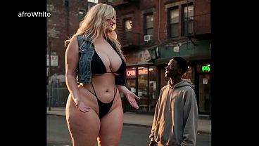 AI generated hot african nigerian ebony americans in the united states of american. fucking big tall big ass big boobs black and white afro adults without condom