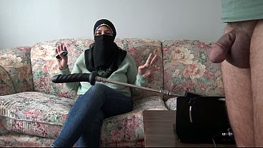 Big Tits Arab Cuckold Wife With A Fucking Machine