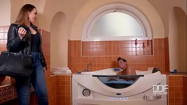 Can’t Leave Without Cum – Hot Milf Banged in Bathroom