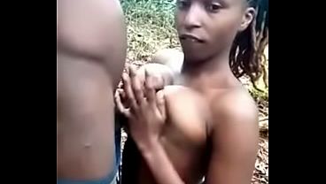 Crazy teens fucking outside