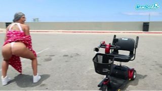 Fit MILF Taking a Public BBC Pounding on Venice Beach