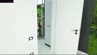 Horny Maid Laura Fucks for Extra Cash While Cleaning a Rich Client’s Apartment