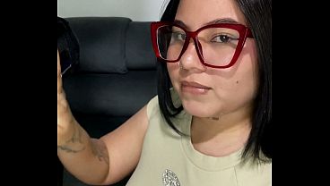 I Picked Up This Petite Colombian Girl with Glasses and Covered Her Blouse in Cum