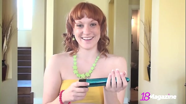 Intense Pussy Pounding! Wild Redhead Lucy Daily Making Herself Cream!