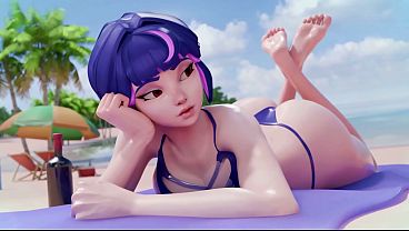 Juno waiting to be fucked on the beach