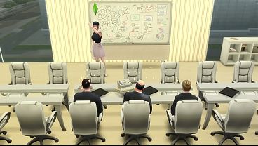 Secretária Mia fode com investidor para garantir projeto para empresa part 2
