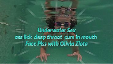 Underwater fuck Ass lick Face fuck Facial and face piss
